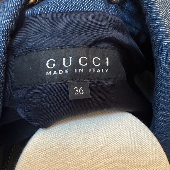 Gucci Denim Blue Blazer in European size 36 - Picture 5 of 6